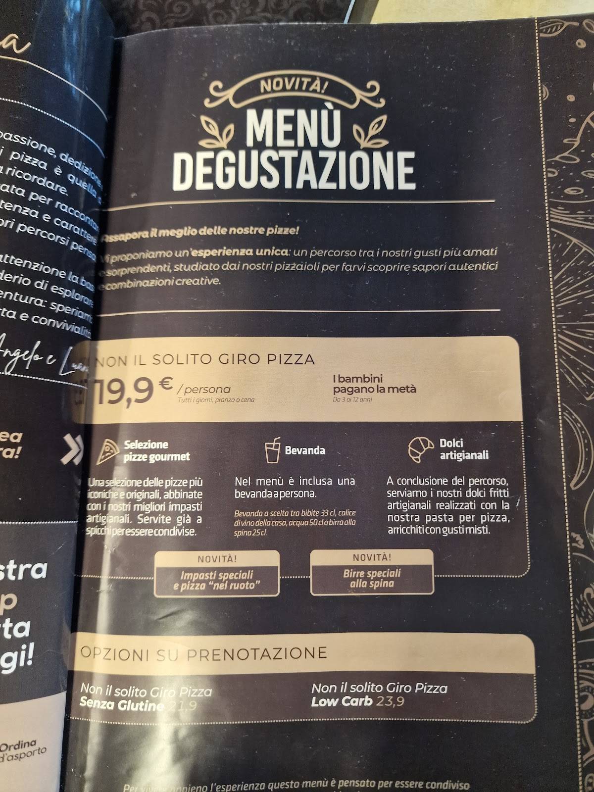 Menu di La Roccia 
