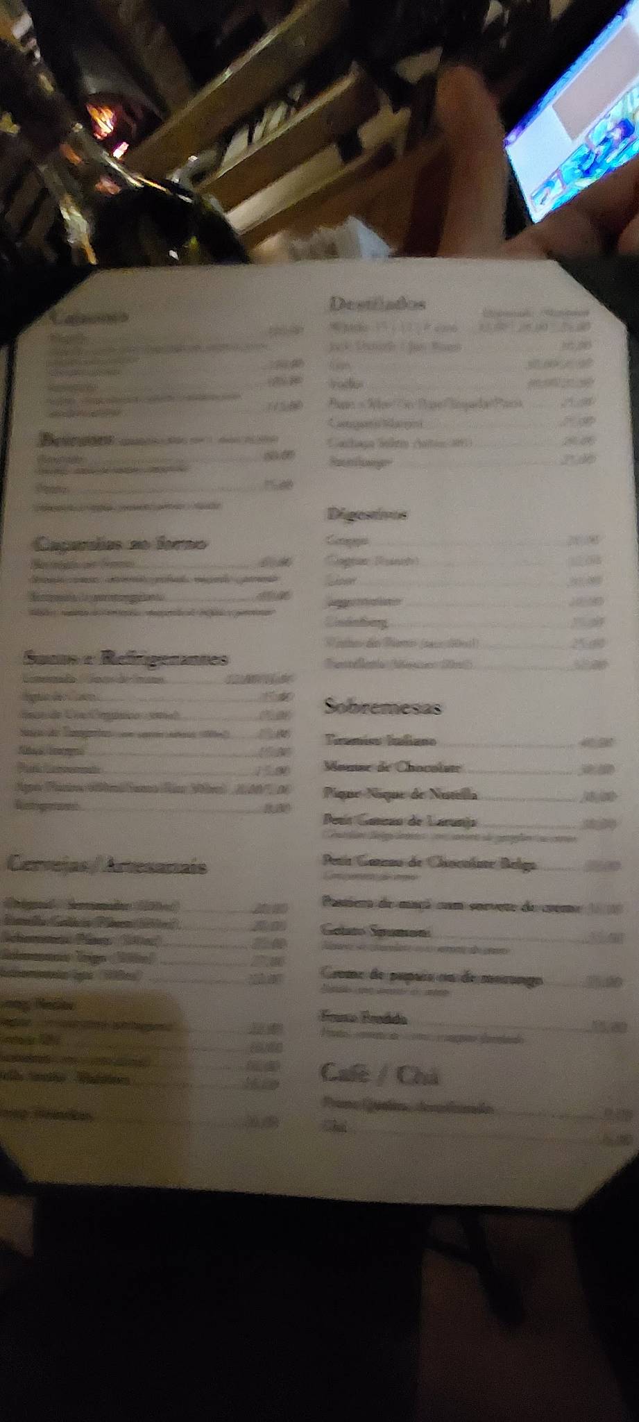 Pizzaria Basilico cardápio