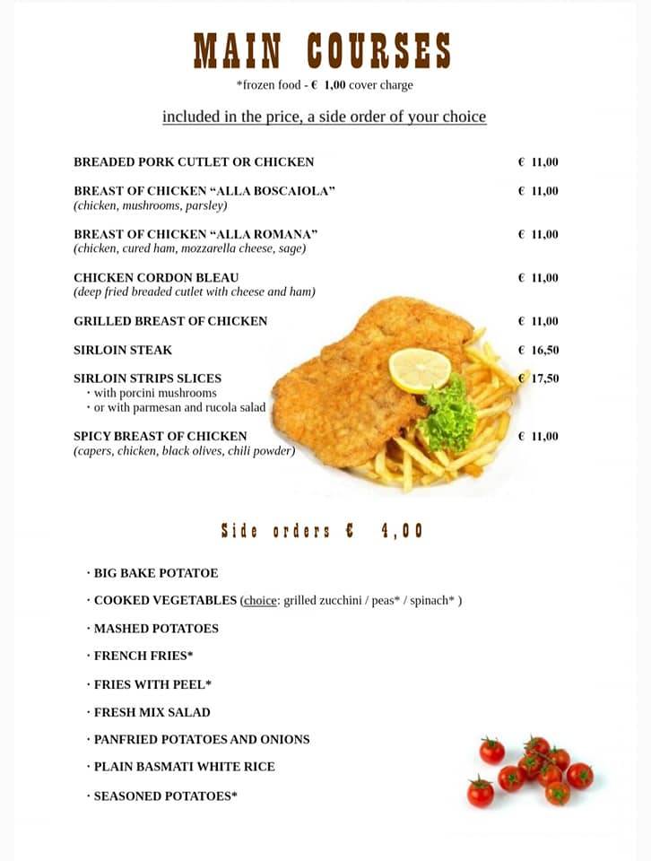 Menu di Western House 