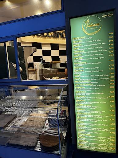 Menu de Pizzeria le Vulcano