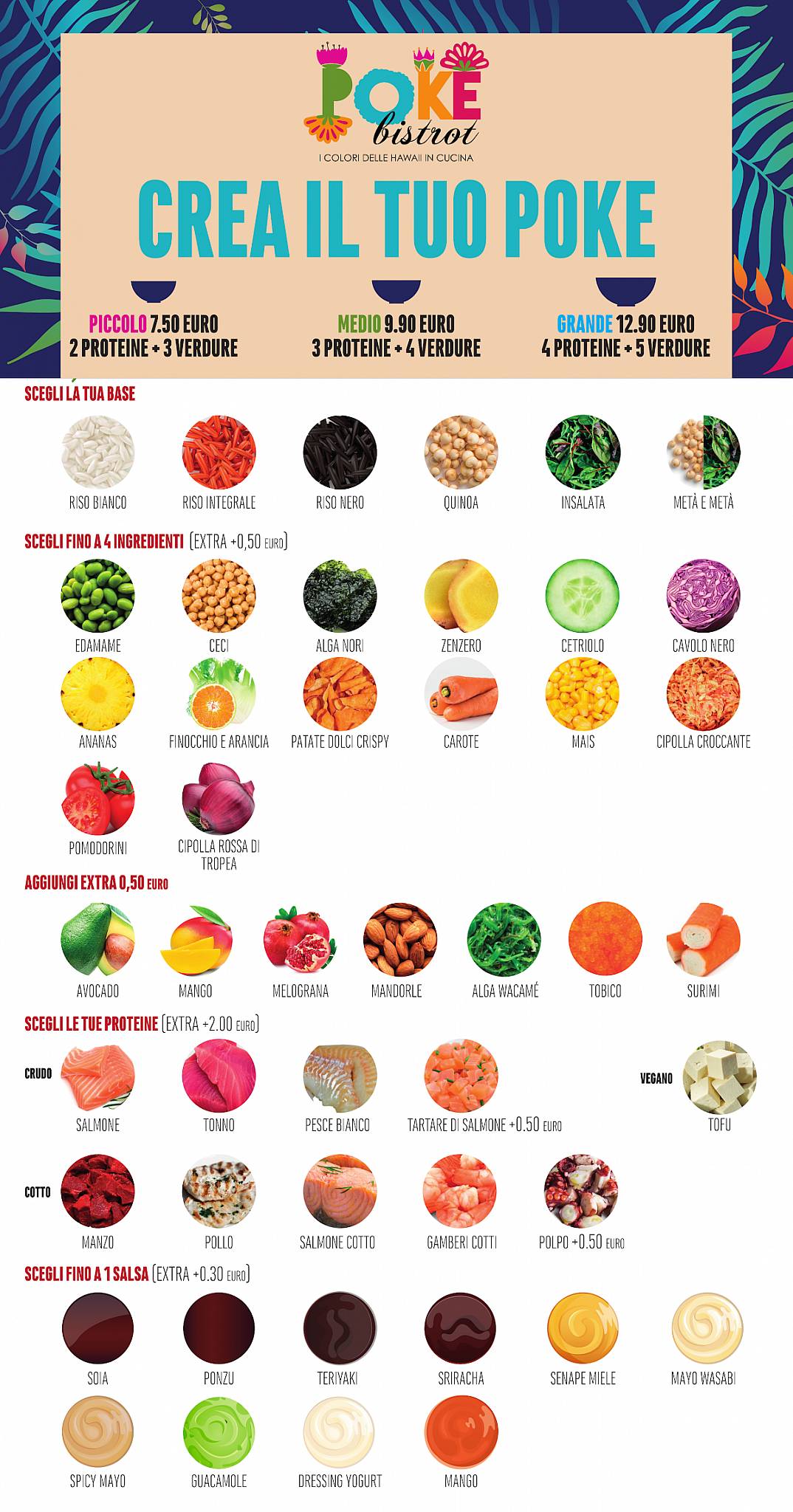 Menu di Poke Bistrot 
