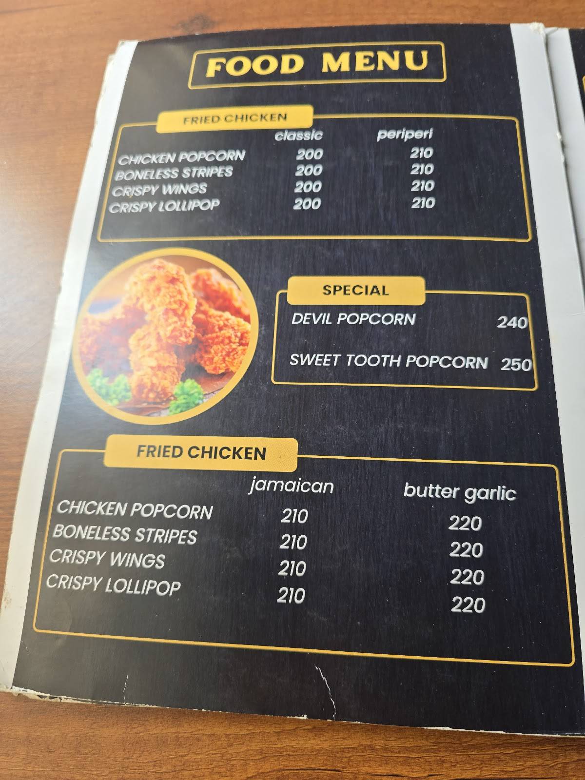 MAD GRILL ROOFTOP RESTAURANT menu