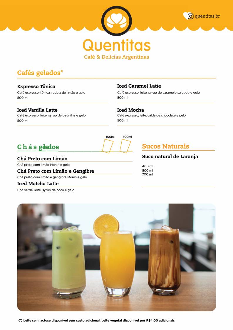 Quentitas Café & Delícias Argentinas cardápio