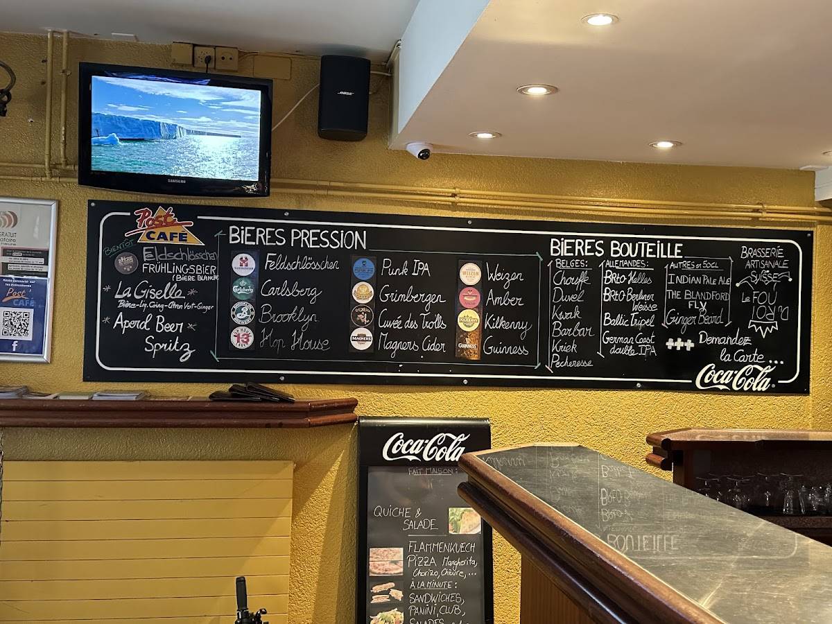 Menu de Post'Café