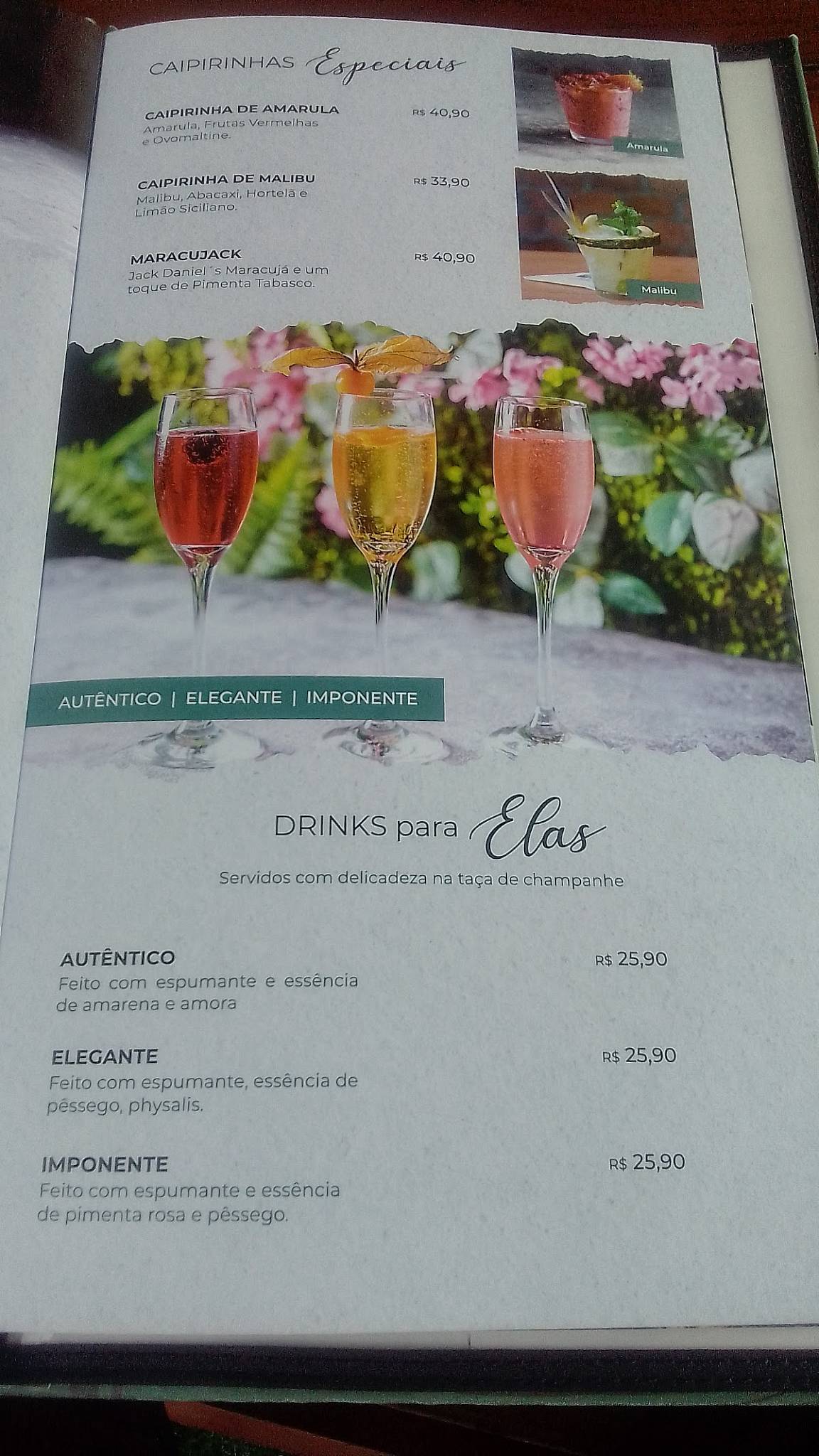 Praça Santa Paula cardápio