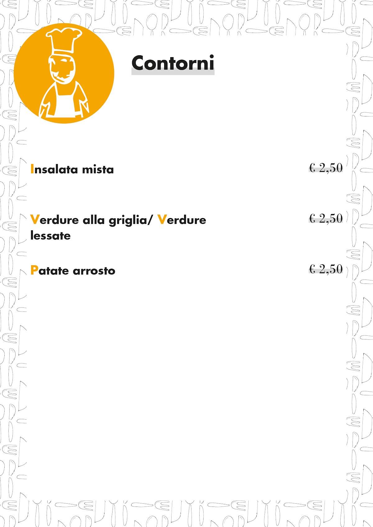 Menu di Bar Sunrise 