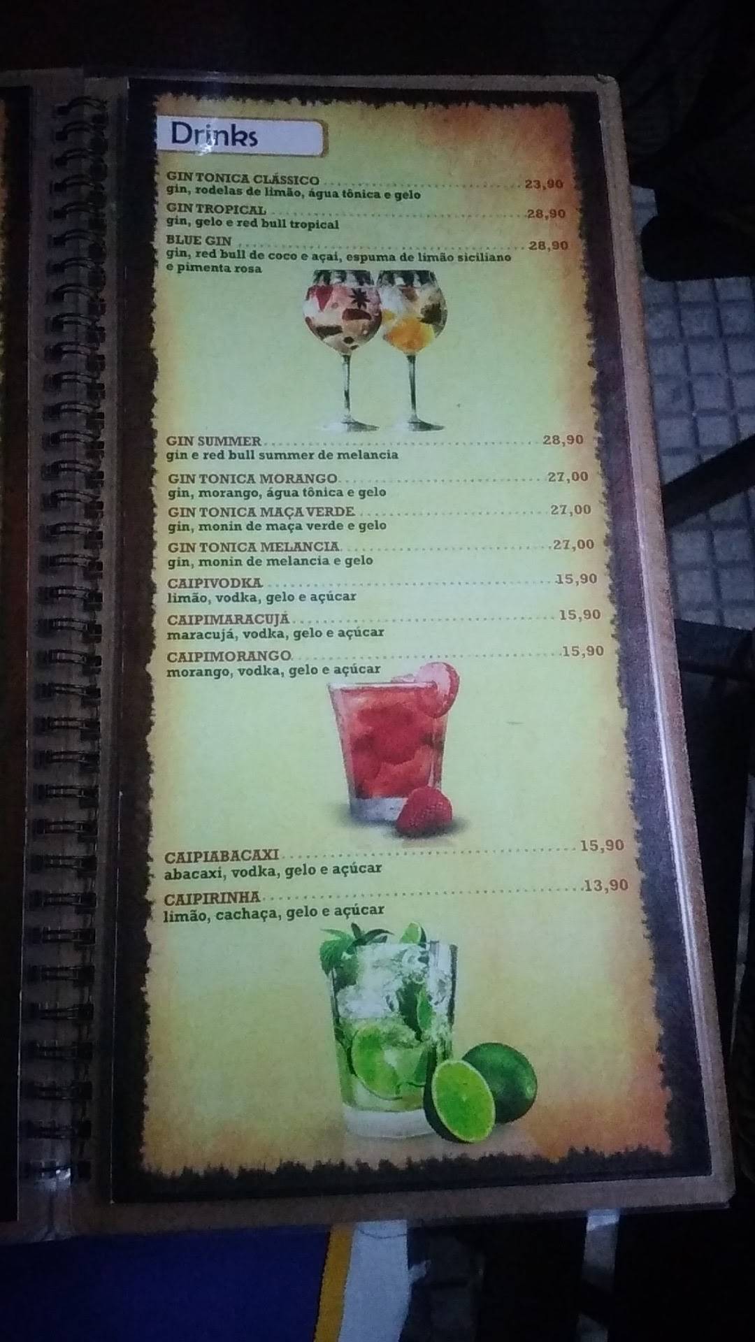 Bar do Helmio III cardápio