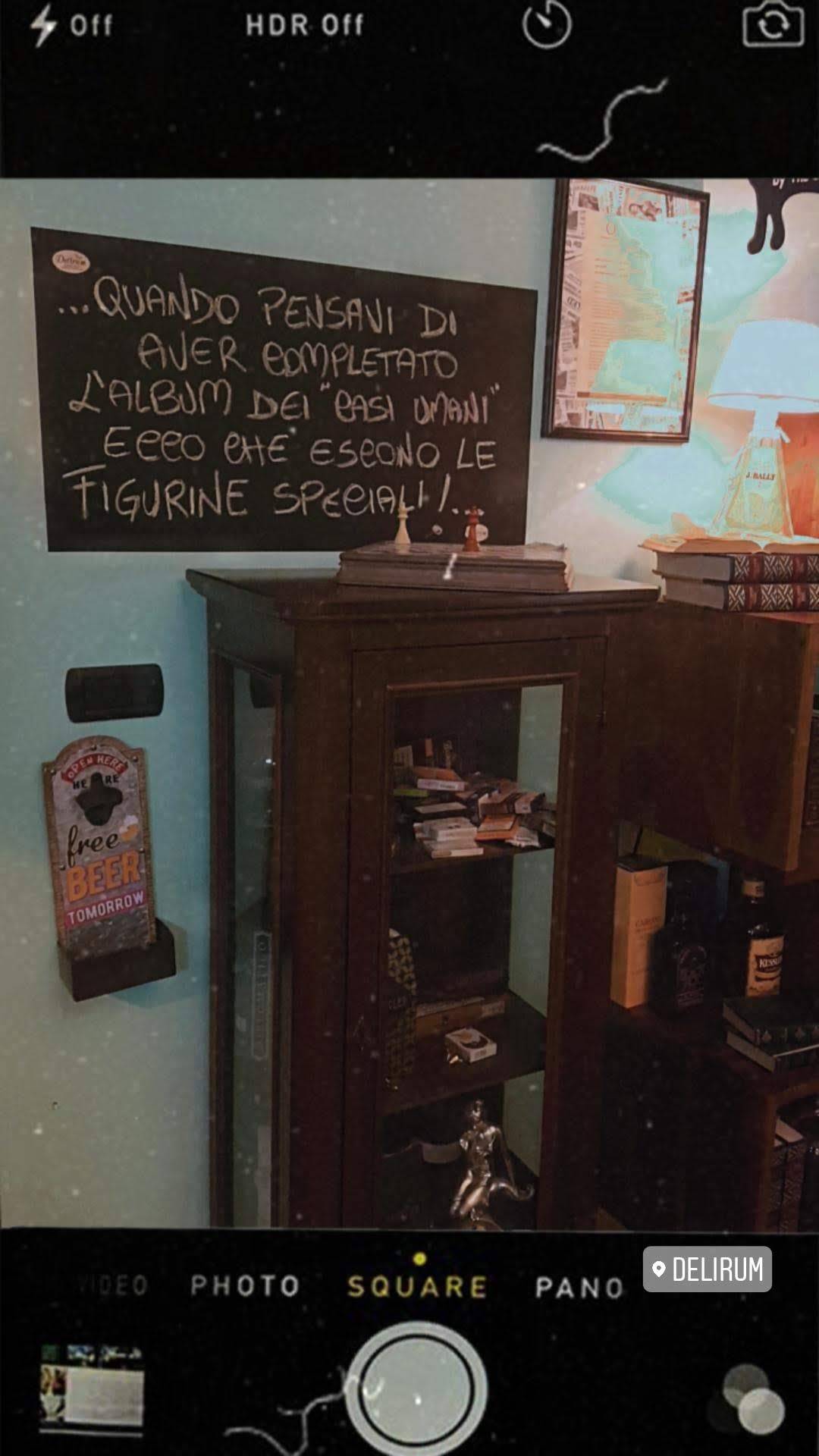 Menu di Delirum Art&drink 