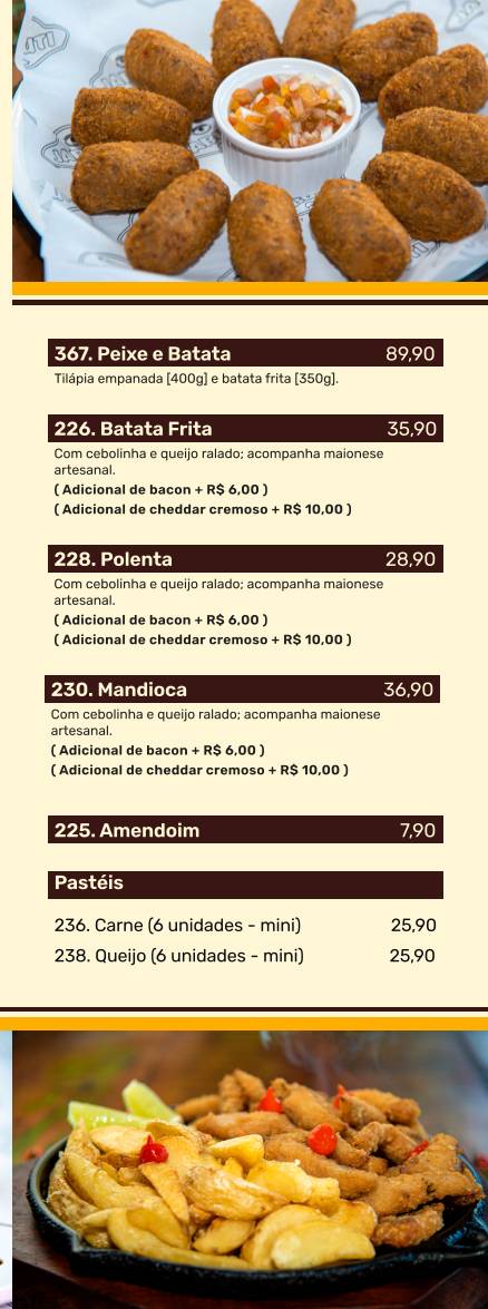Jabuti Bar cardápio