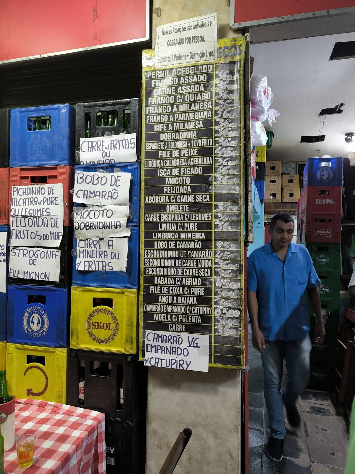 Lanches Escol cardápio