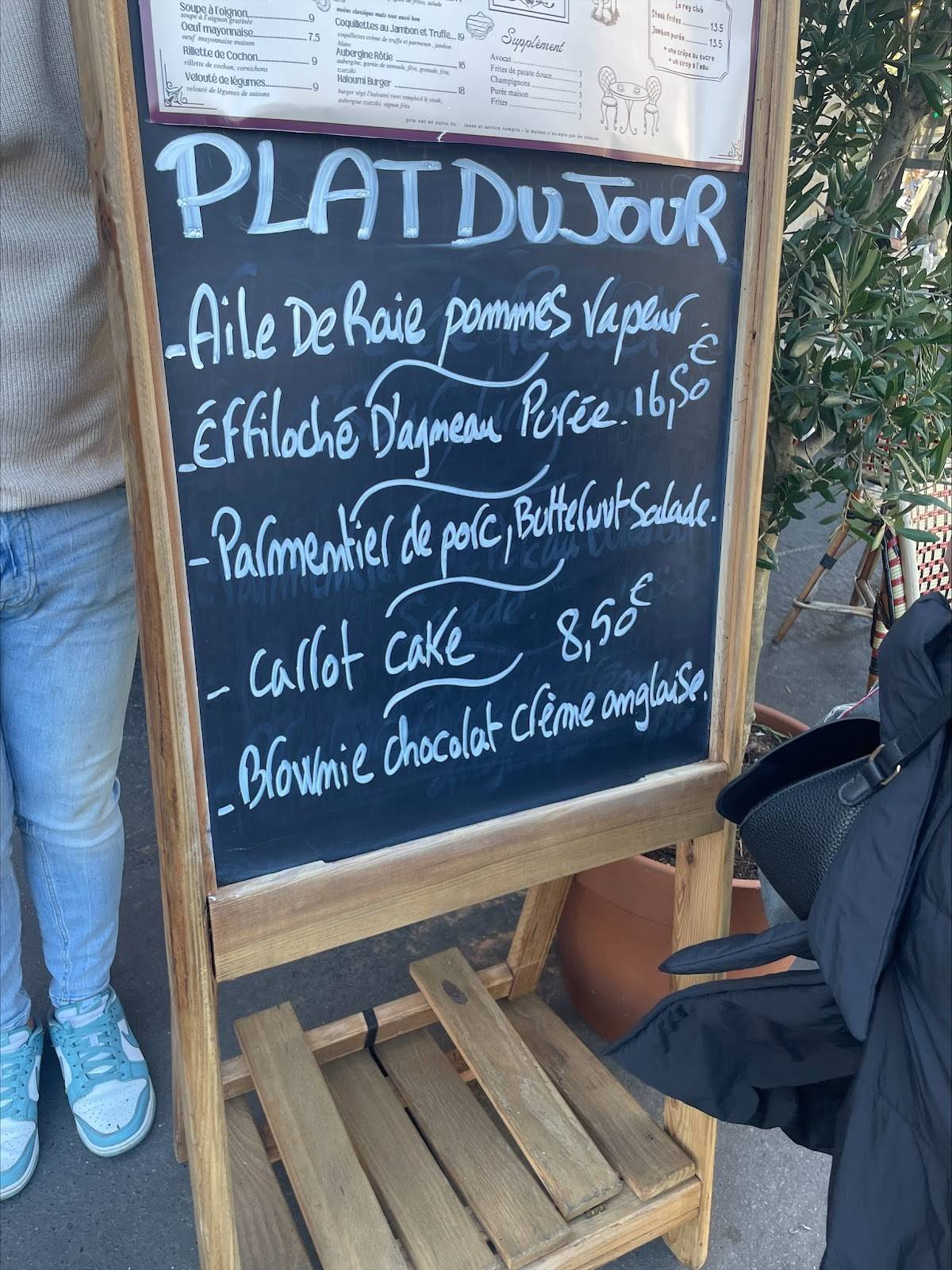 Menu de Le Rey - Restaurant Paris 11