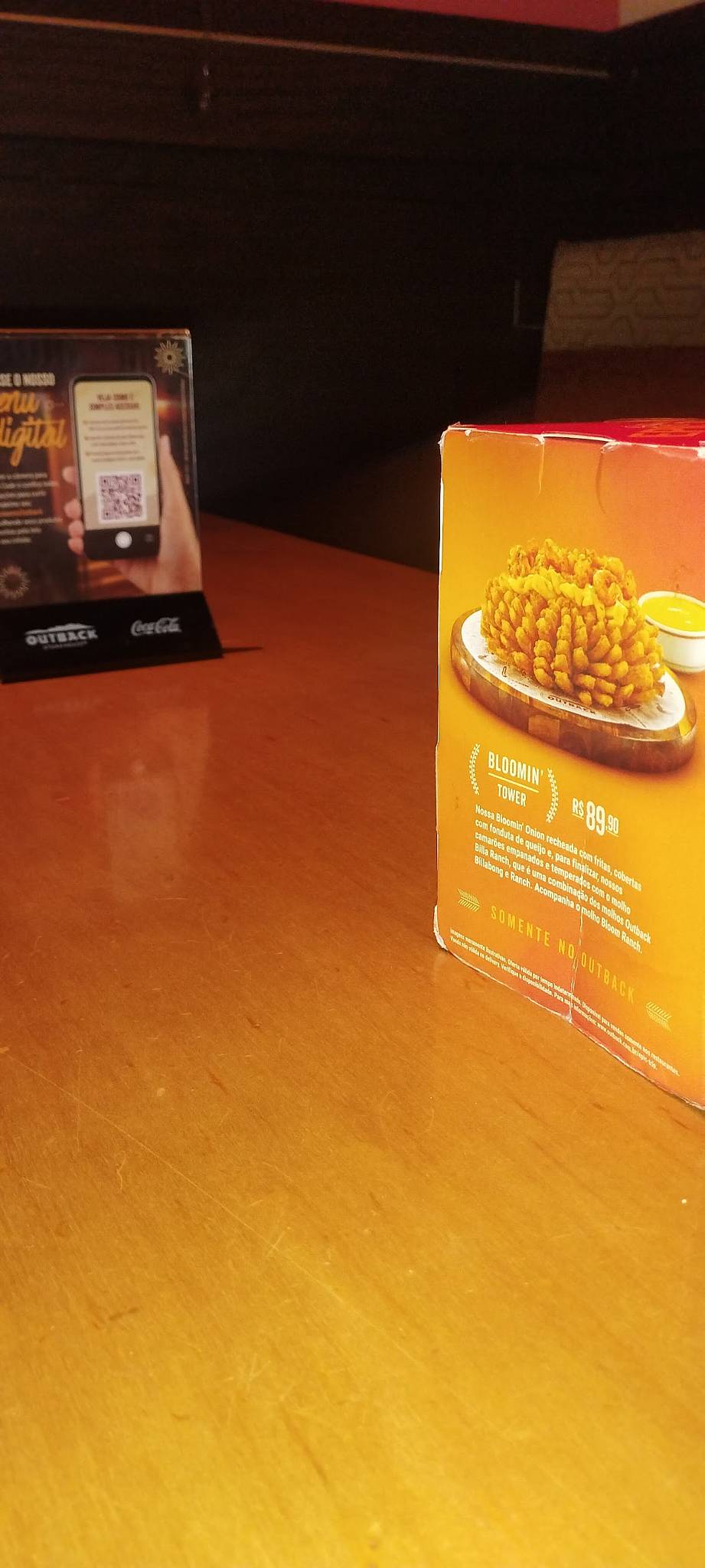 Outback Steakhouse cardápio