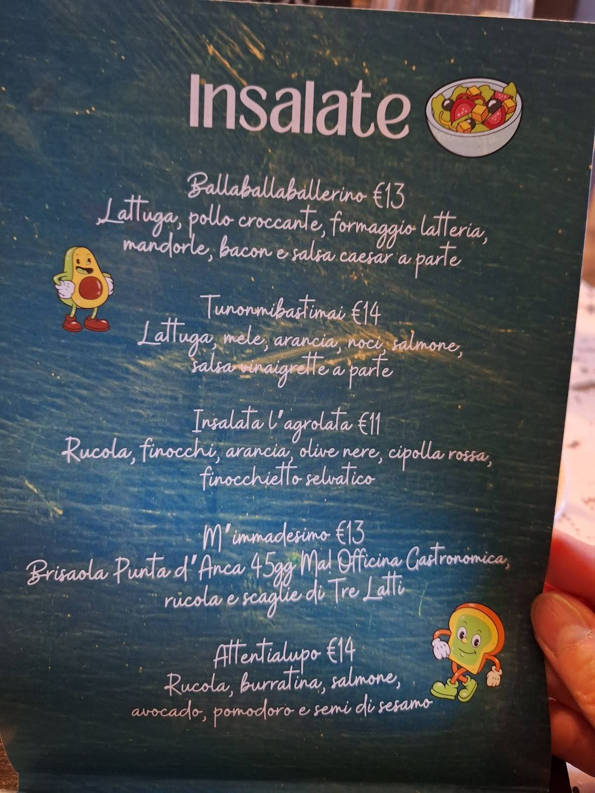 Menu di Spaccio Grosso 