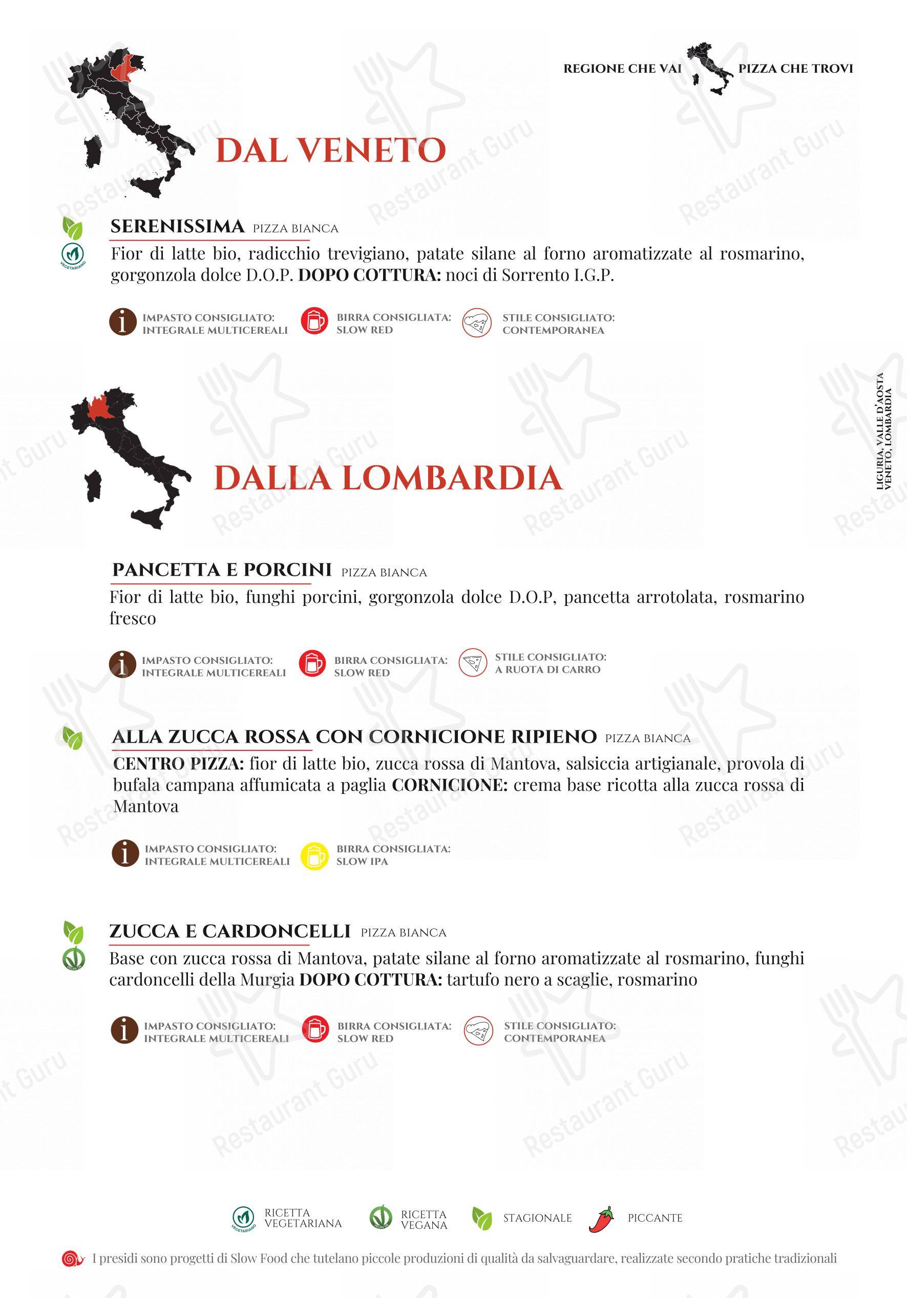 Menu per Pummarò.it in Torino