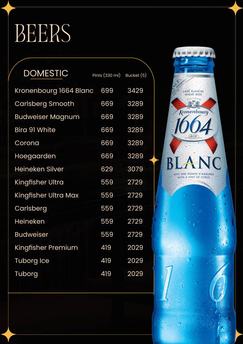 Bombay Bistro menu