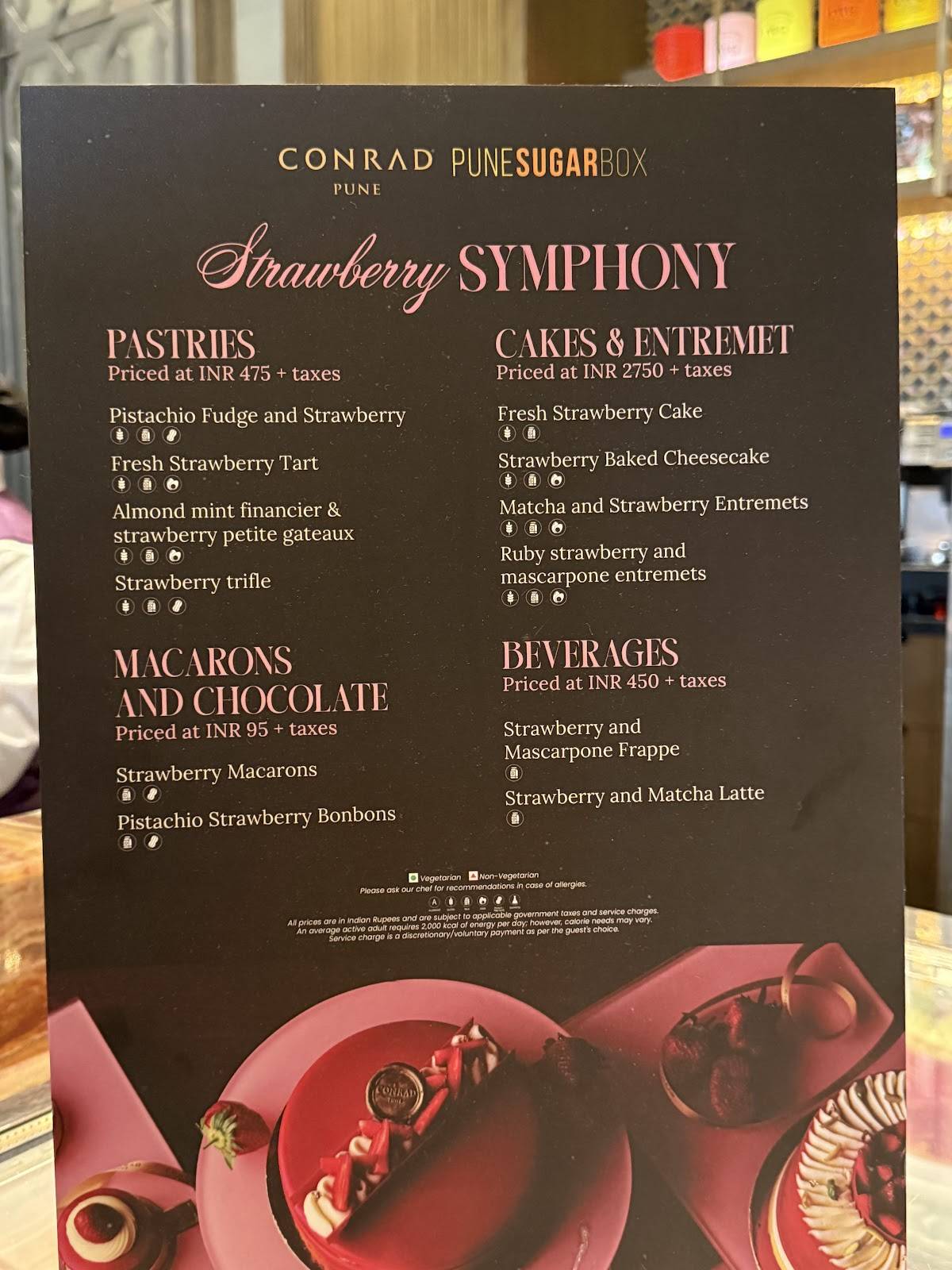 Pune Sugar Box menu