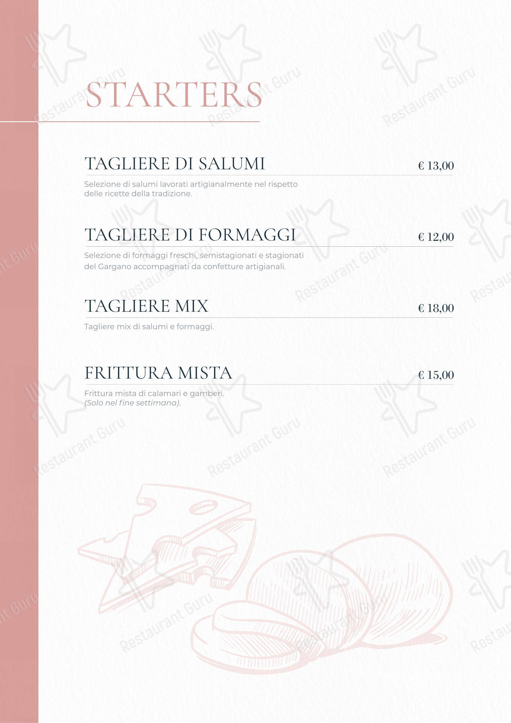 Menu per Queens Caffè Bistrot Ristorante Molfetta caffè bar