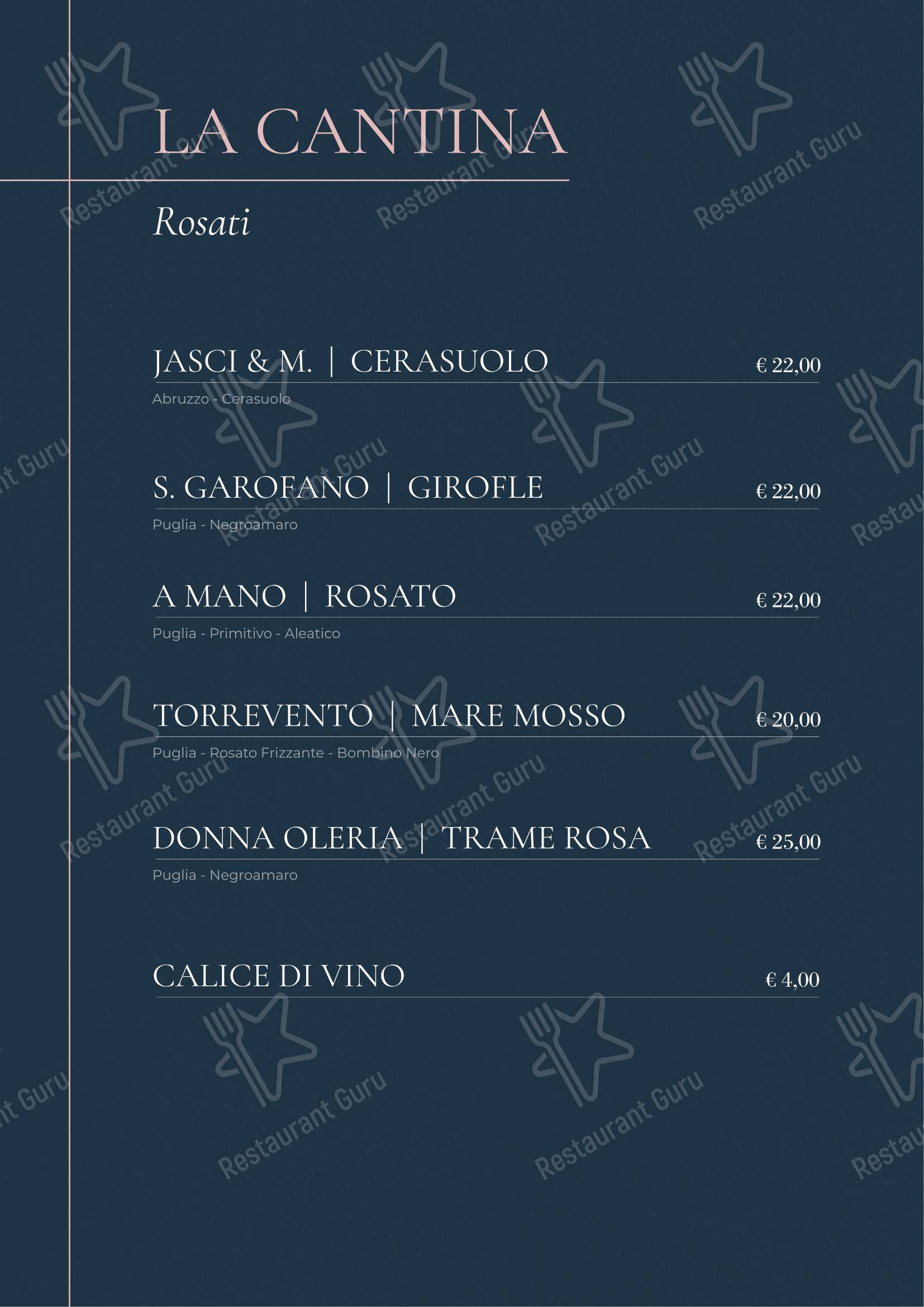 Queens Caffè Bistrot Ristorante Molfetta in Molfetta - Menu