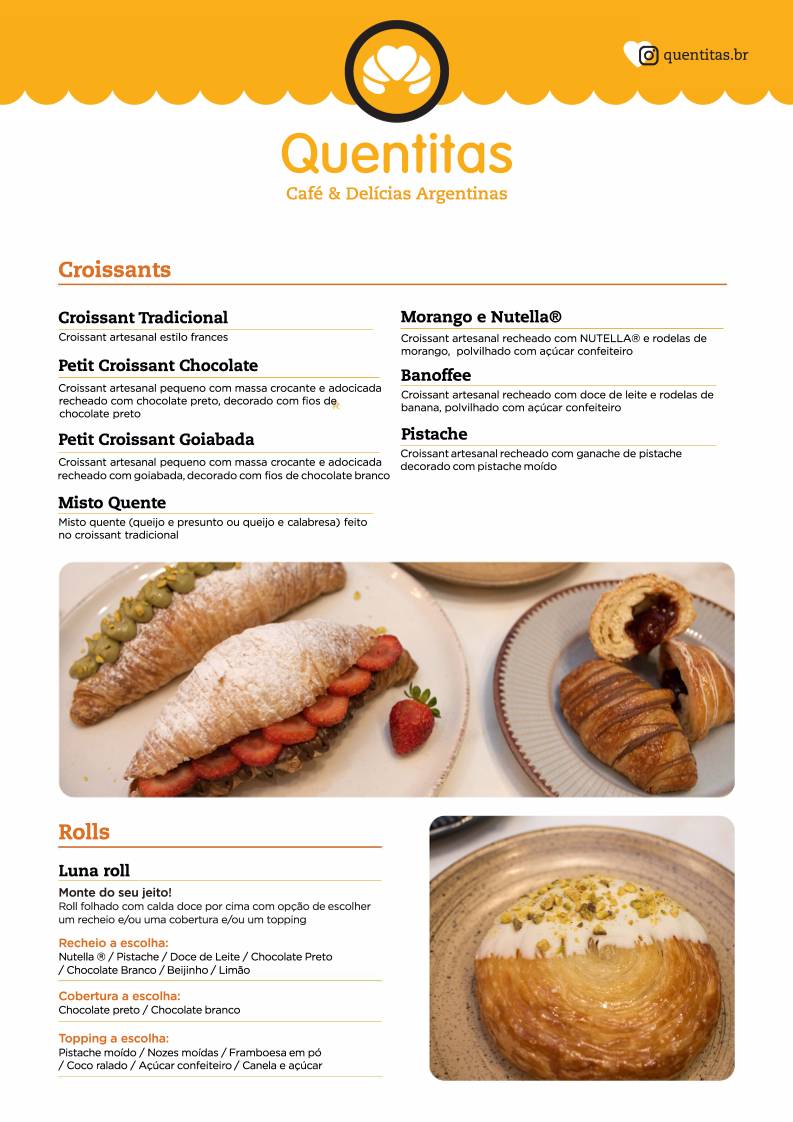 Quentitas Café & Delícias Argentinas cardápio