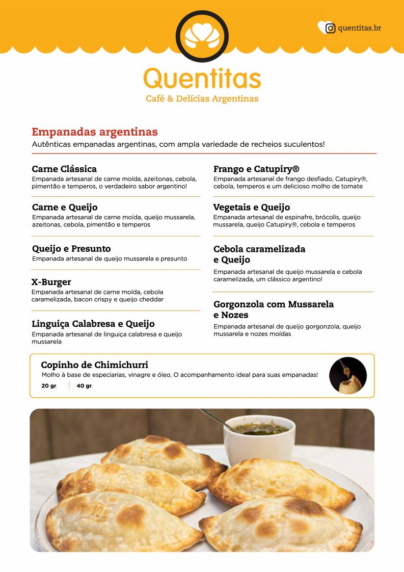 Quentitas Café & Delícias Argentinas cardápio