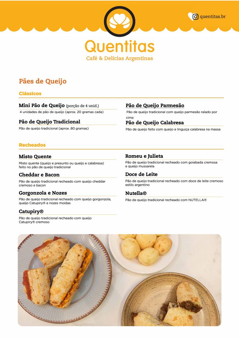 Quentitas Café & Delícias Argentinas cardápio