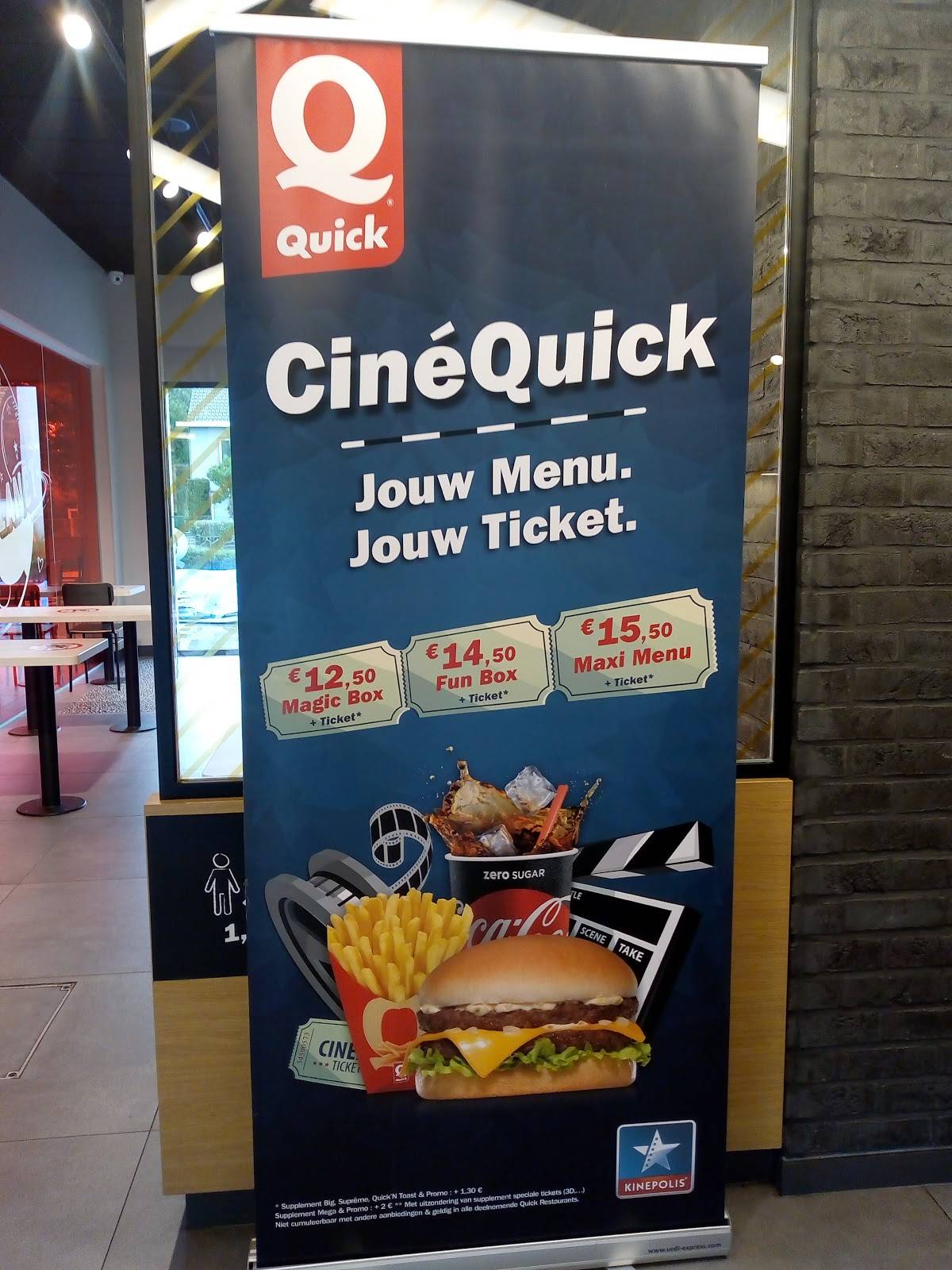 Menu de Quick Kapellen
