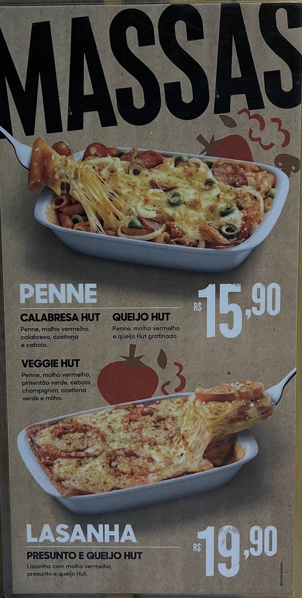 Quiosque Pizza Hut Eusébio cardápio