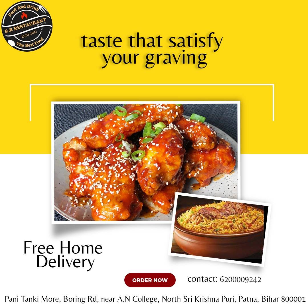 R.R.Restaurant and cafe menu