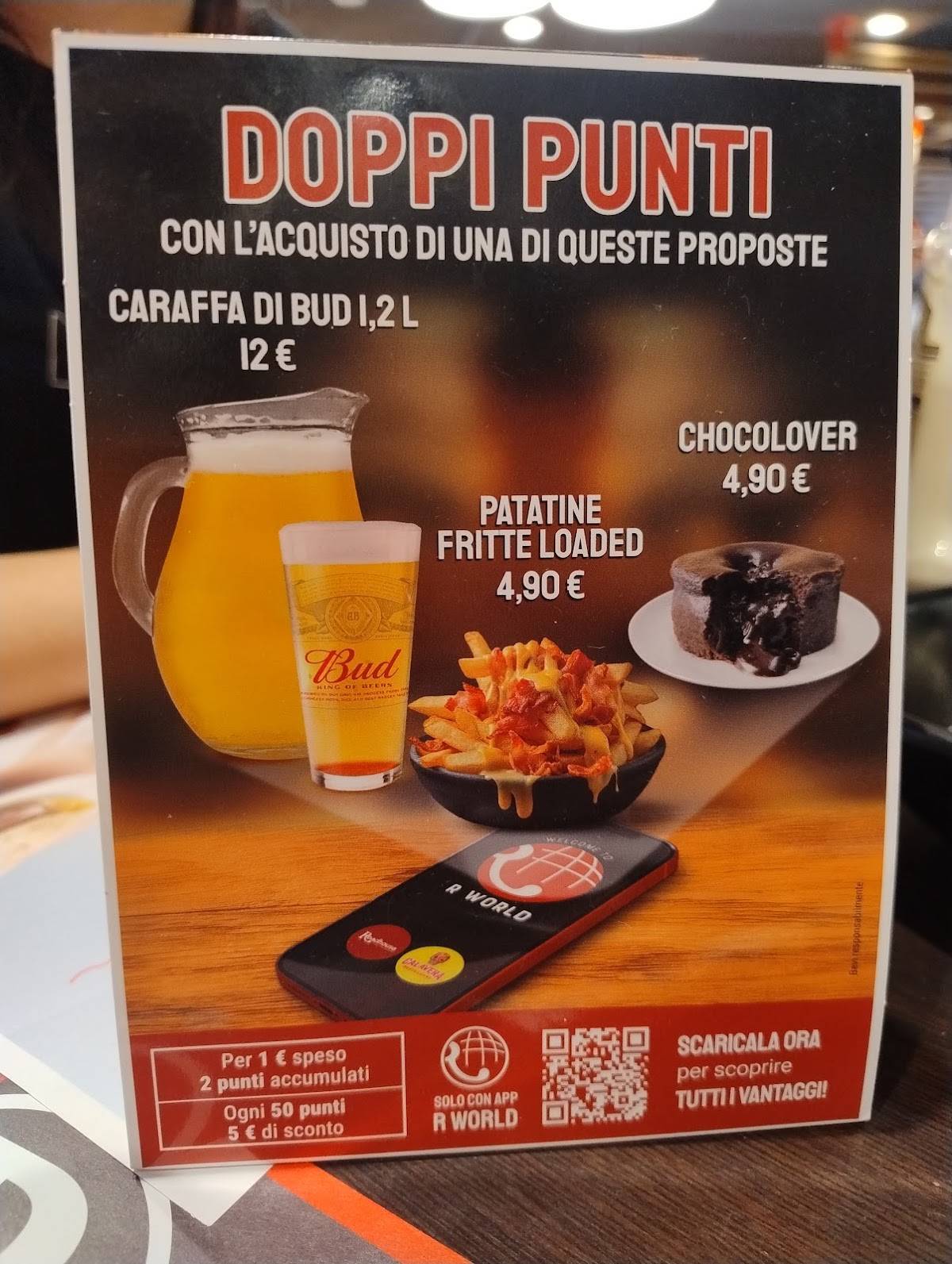 Menu di ROADHOUSE RESTAURANT ASSAGO 
