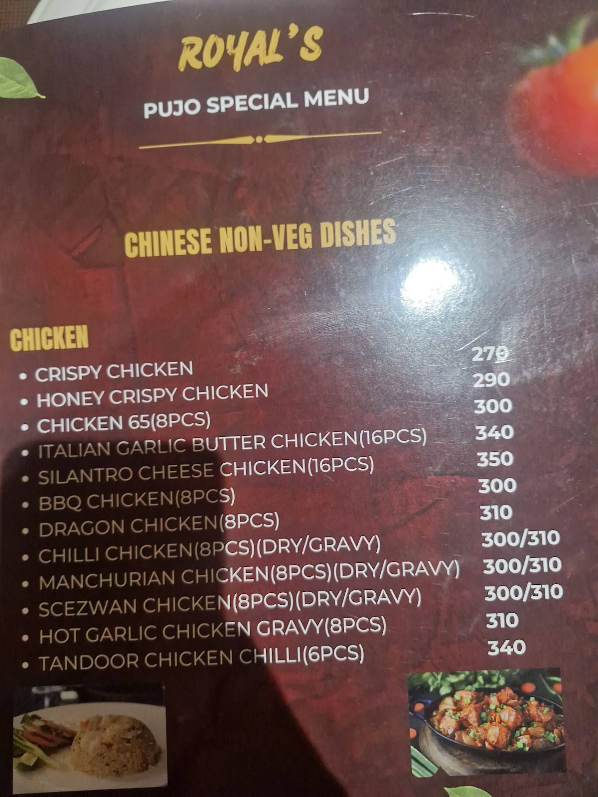 ROYAL'S MULTICUISINE - Restaurant in Naihati, Chinese restaurant in naihati, tandoor restaurant menu
