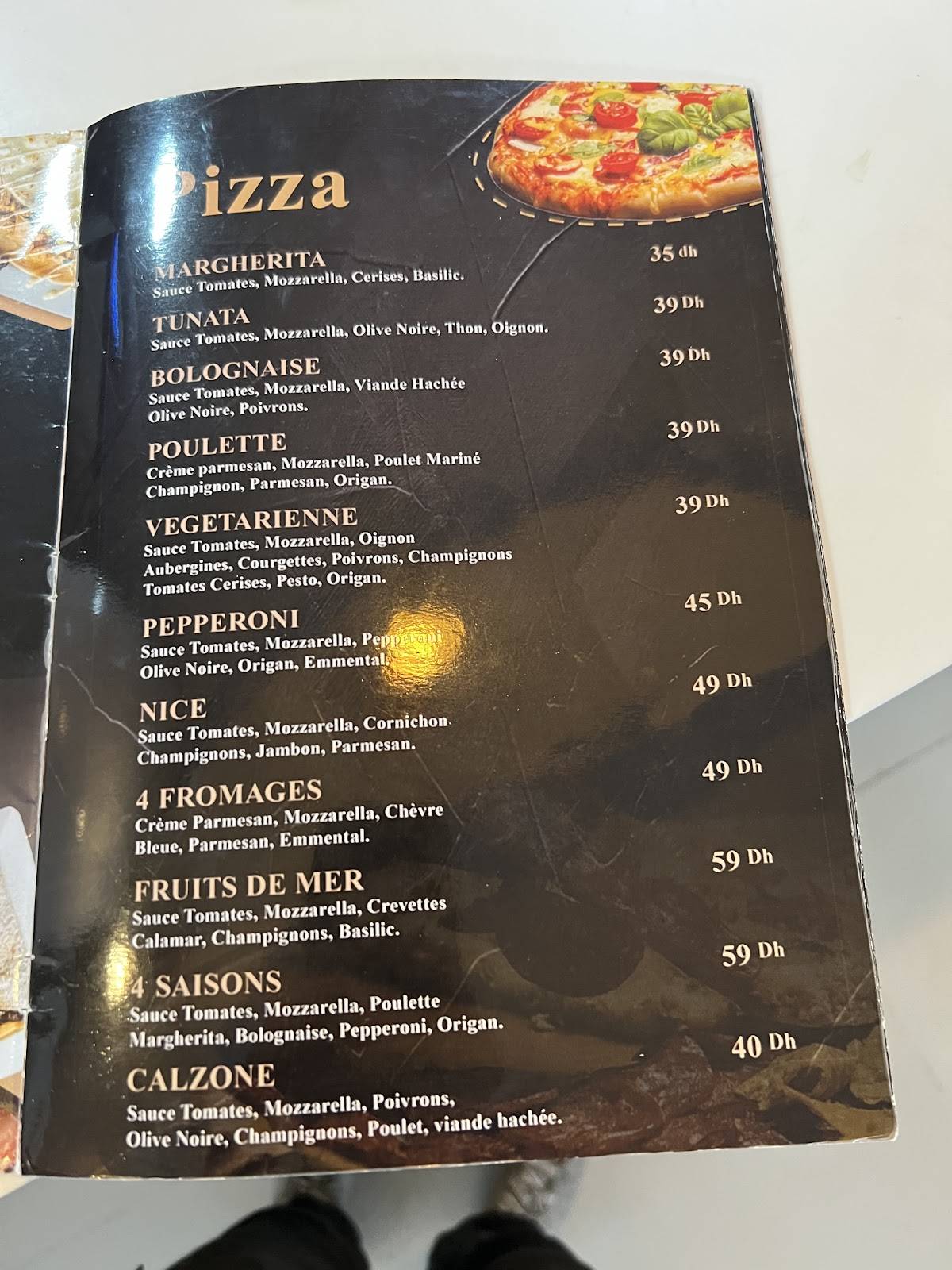 Menu de Tacos de Nice (Agdal)