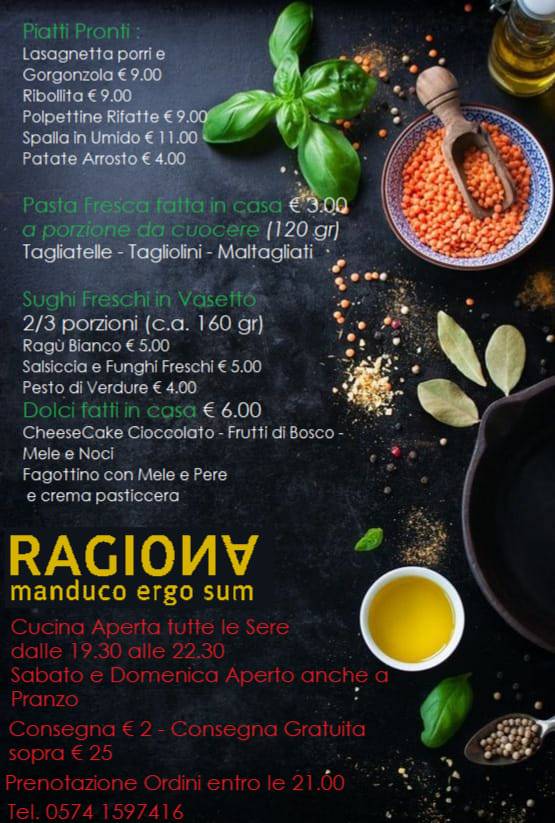 Menu di Ragiona 