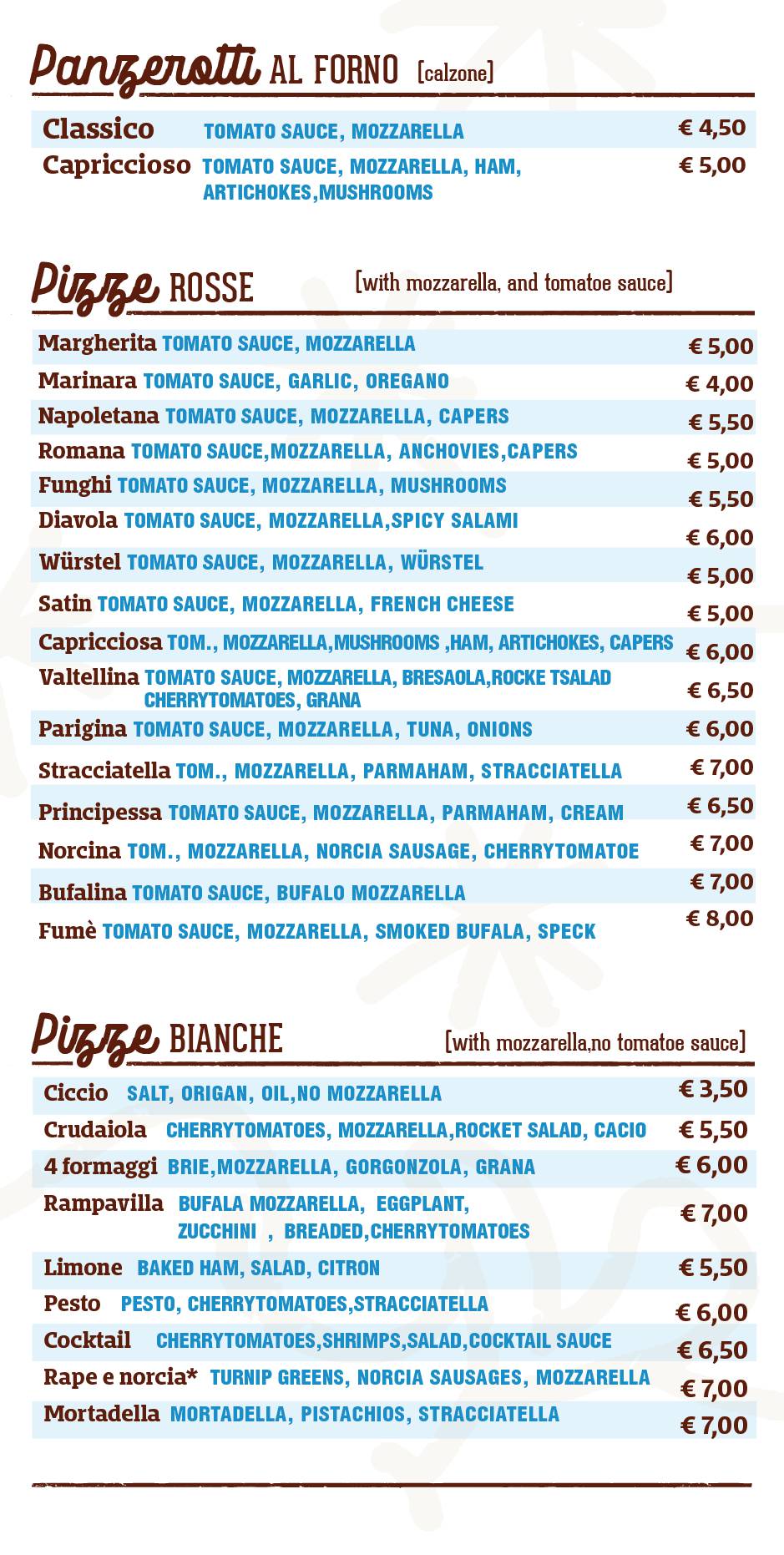 Menu di Rampavilla 