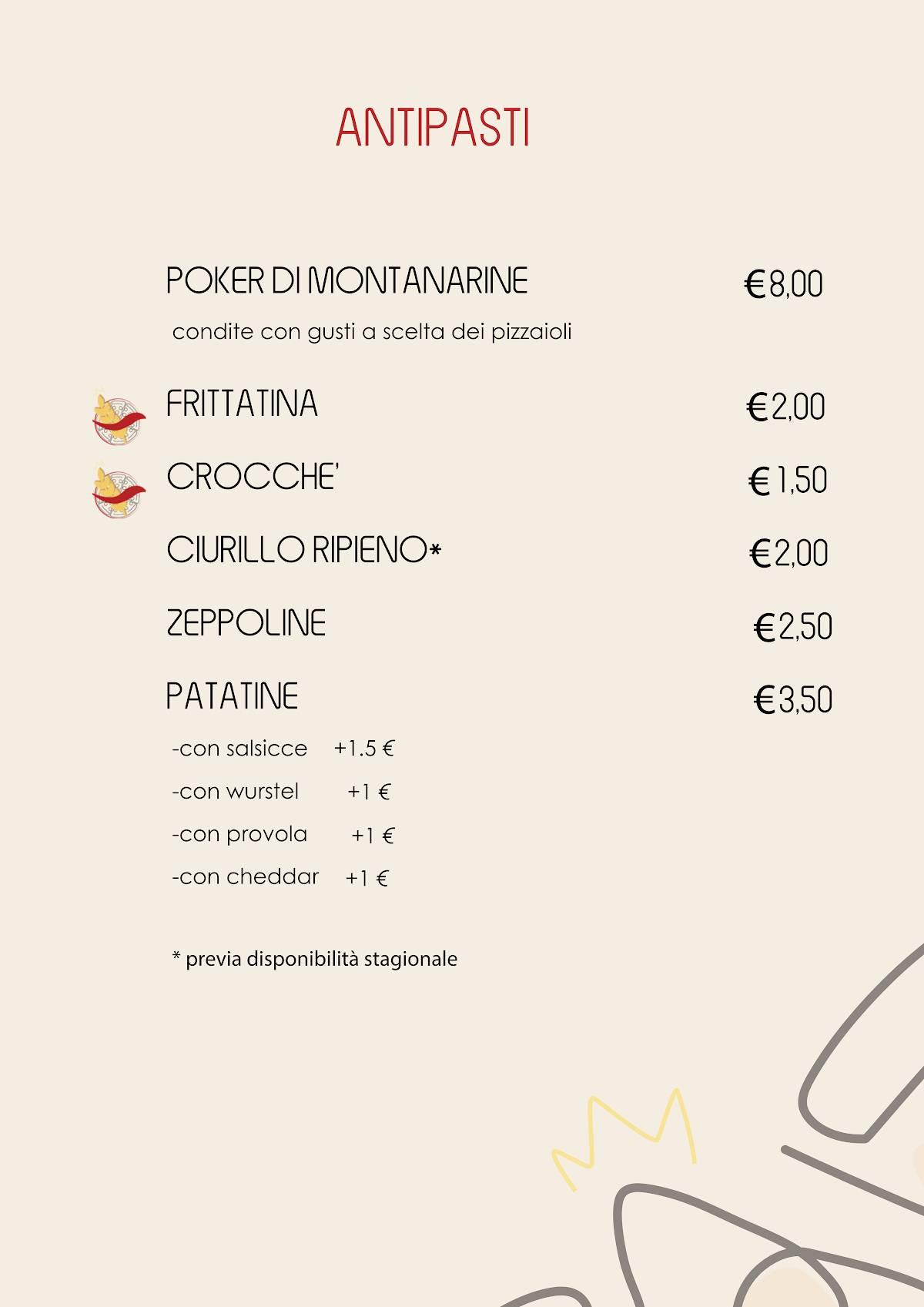 Menu di ReImpasto 