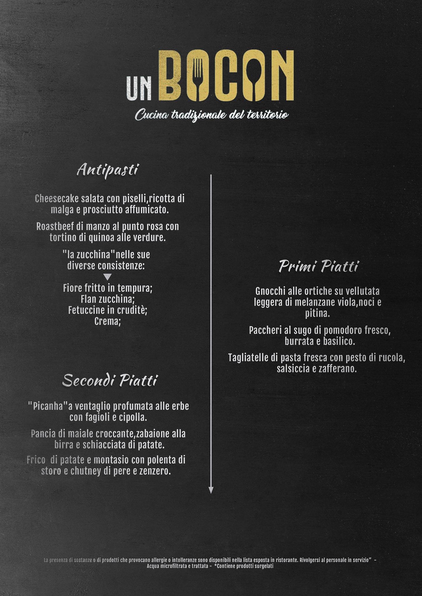 Menu di Ristorante Il Doge 