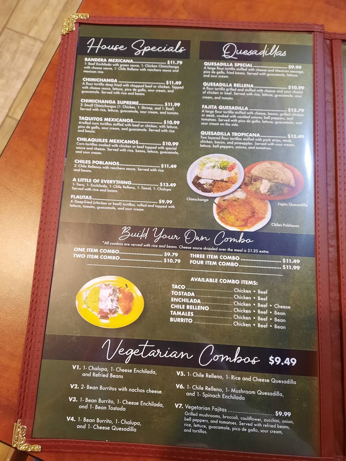 Menu At Acapulco Mexican Grill Restaurant Wahoo