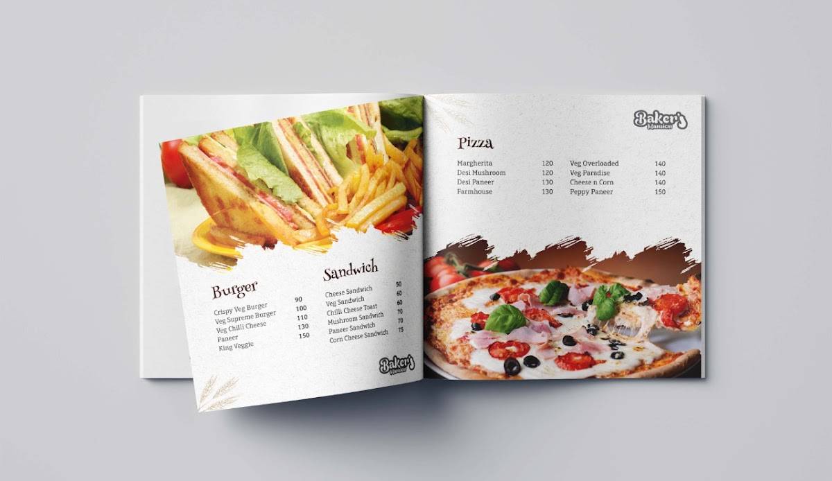 Baker's Mansion menu