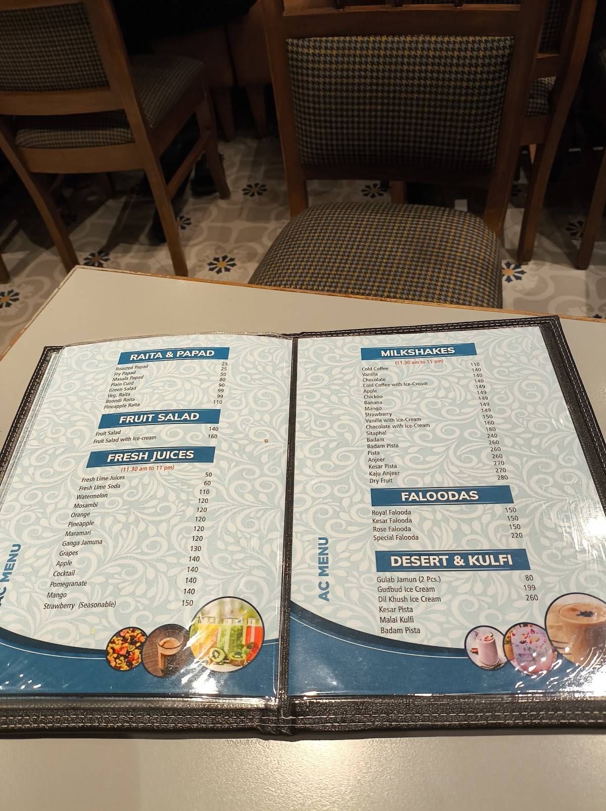 Bharati veg treat marol menu