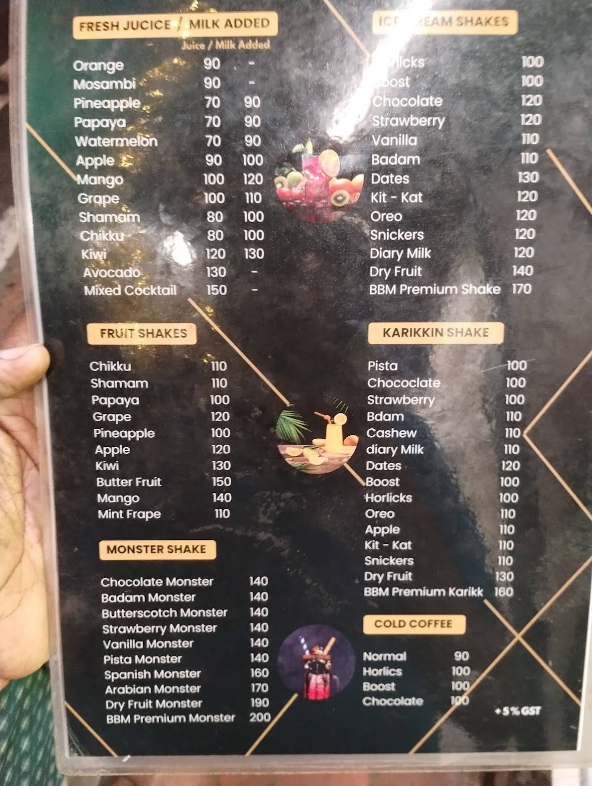 Big Belly Momos - Panavila menu