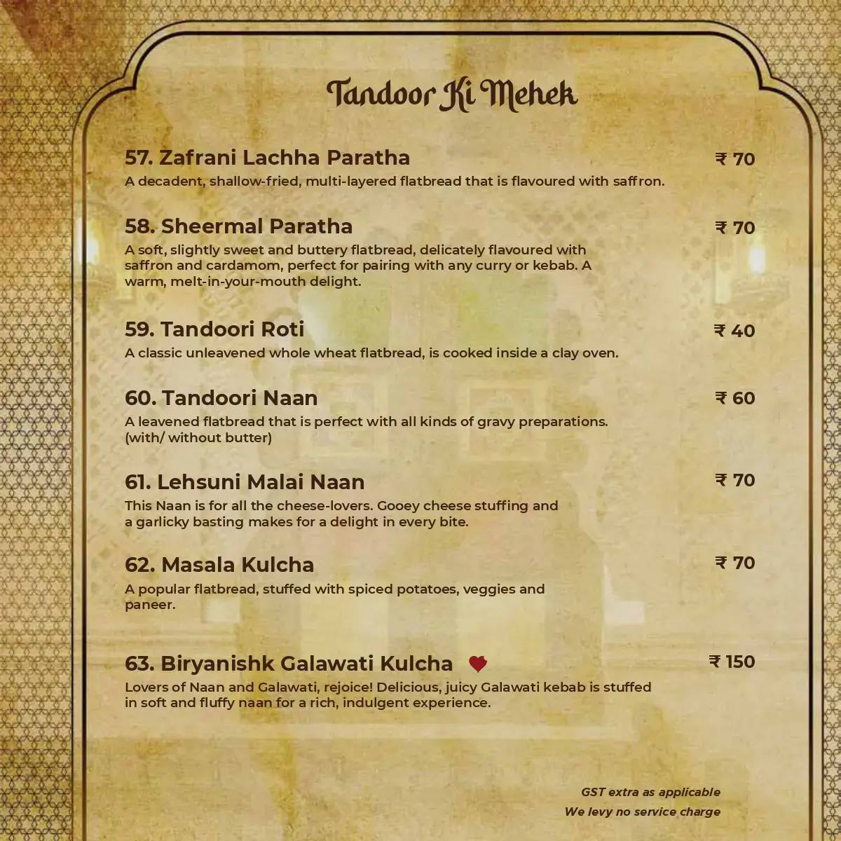 Biryanishk by The Biryani Company - Mudiali menu