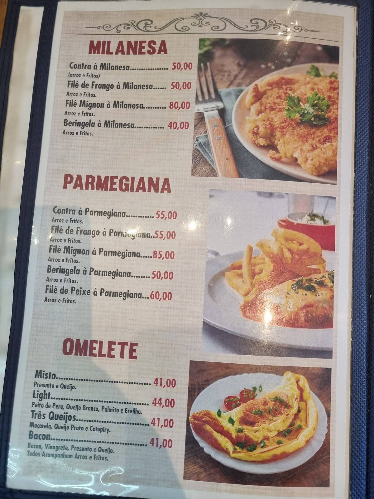 Boteco Garotinha cardápio