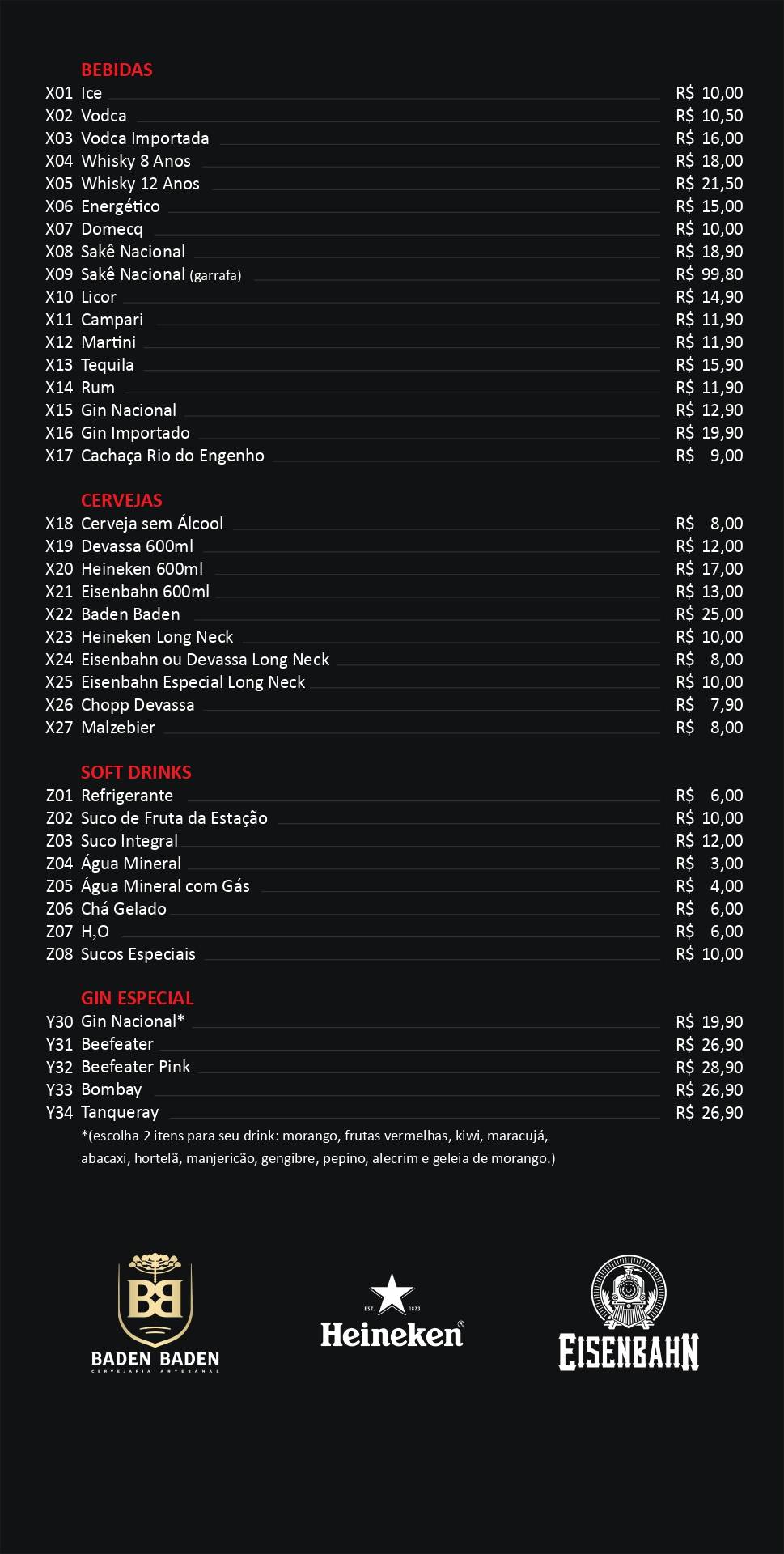 Boteco Sushi - Restaurante e Delivery cardápio
