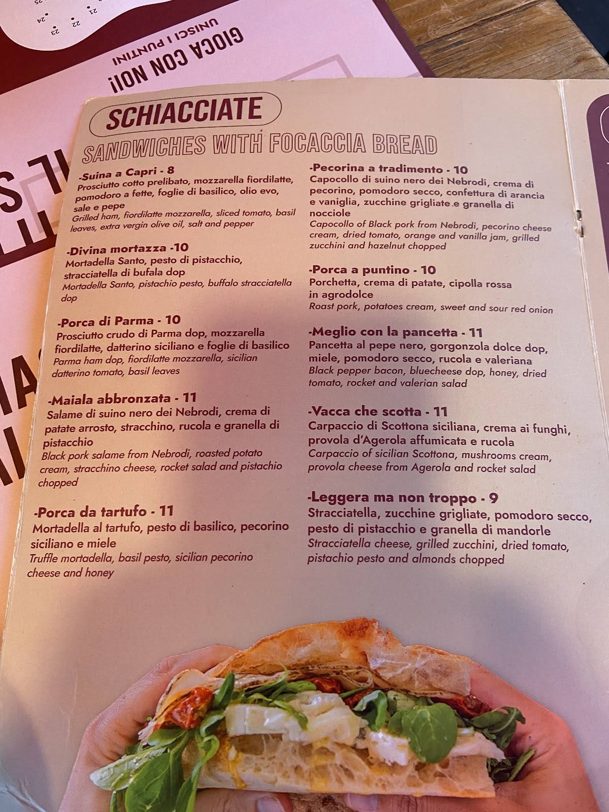 Menu di Capocollo 