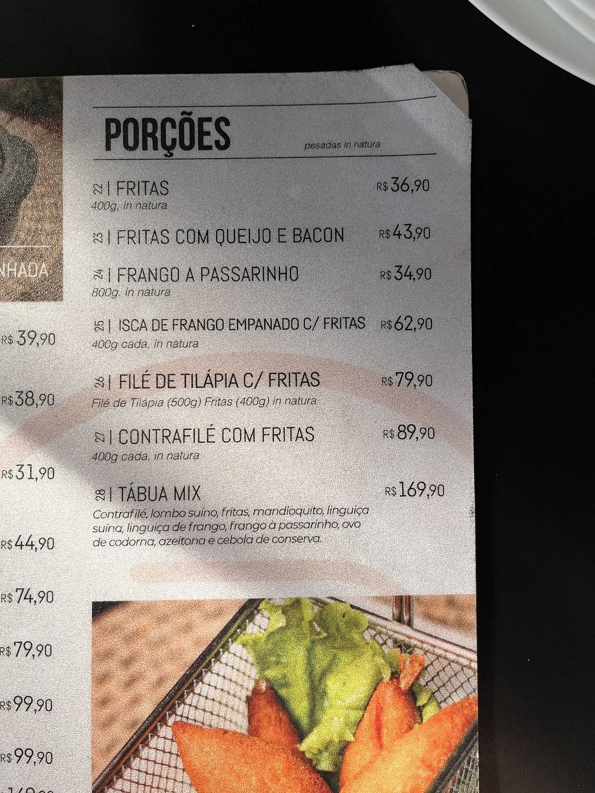 Contato Social Restaurante & Bar - Comida Mineira, Caldos, Drinks e Petiscos cardápio