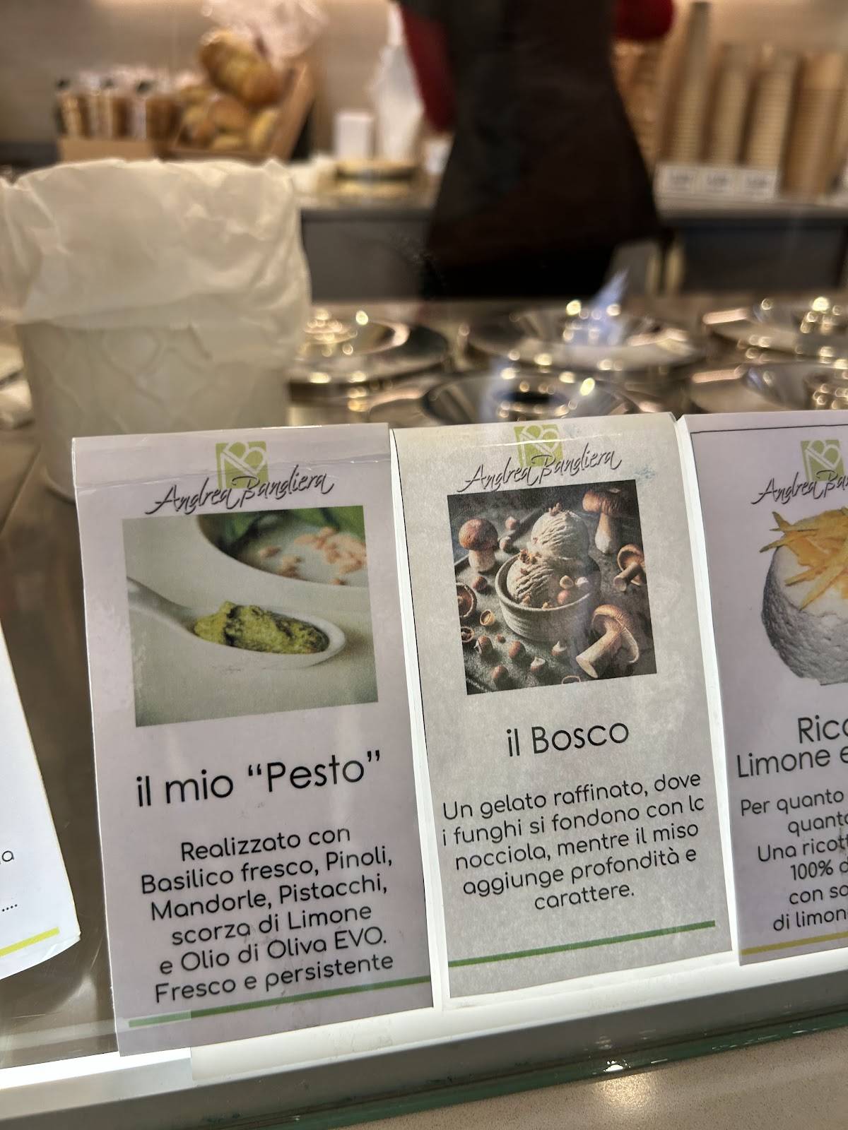 Menu di Cremeria Scirocco 
