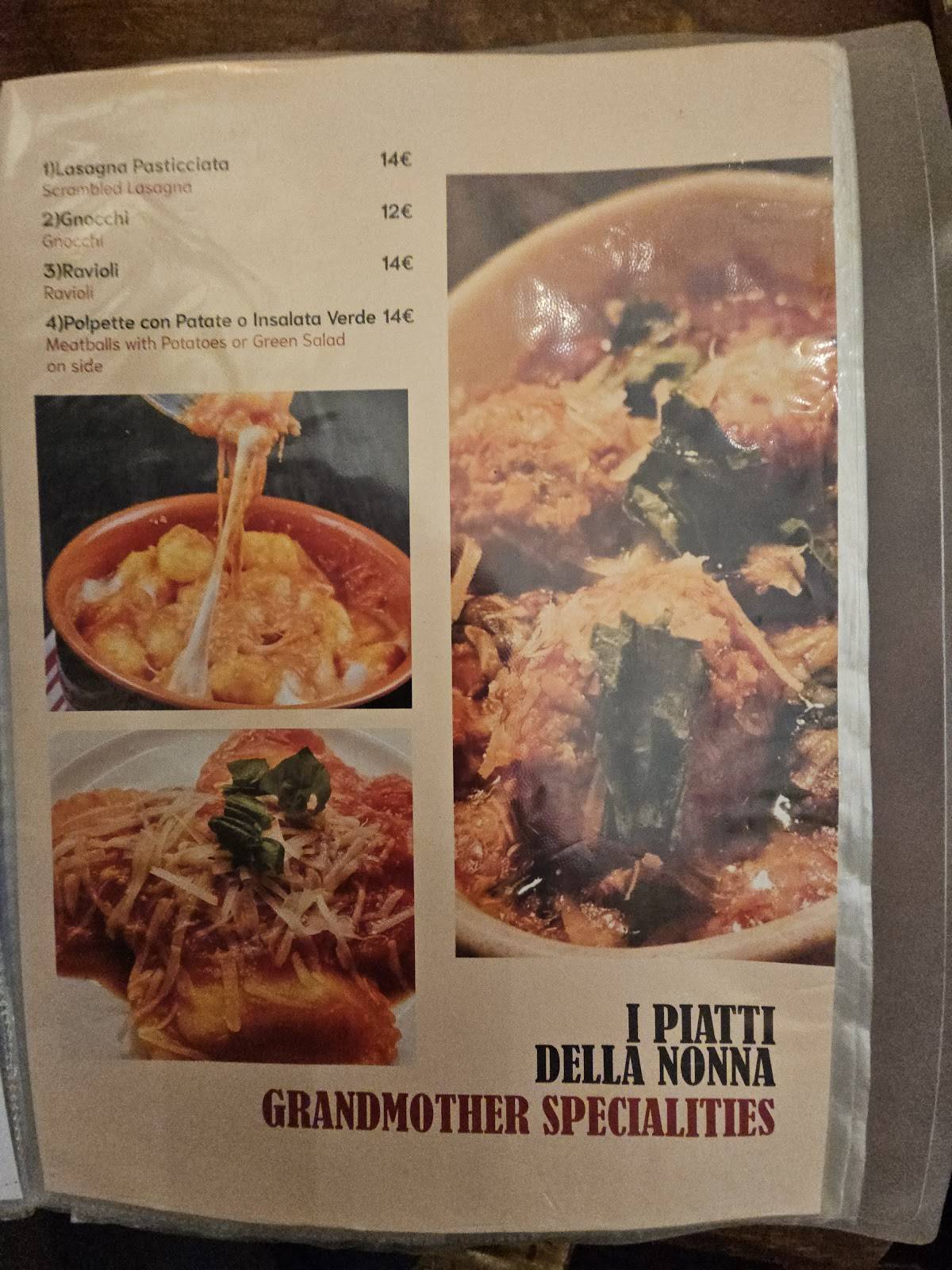Menu di Da Ciro Taverna\Trattoria 