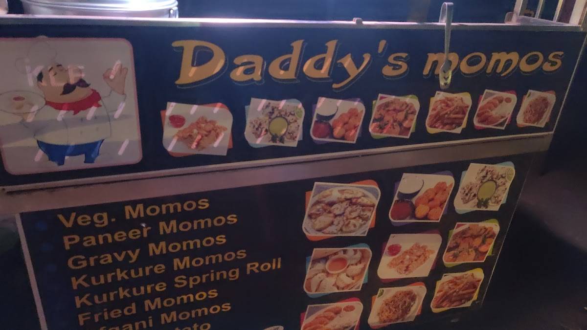 Daddy's Momos menu