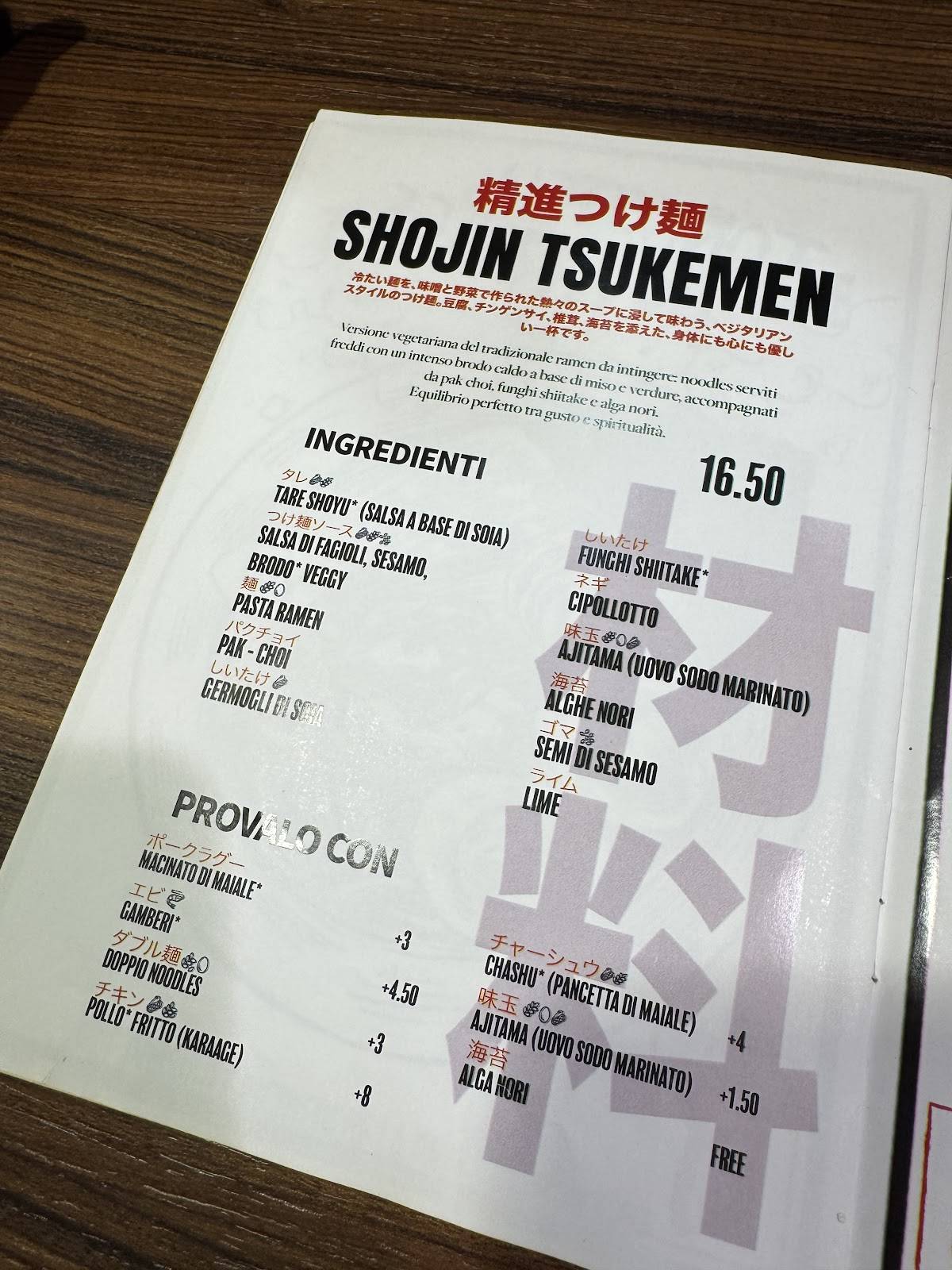 Menu di Donburi House 丼 Maria Vittoria - Ramen Izakaya 