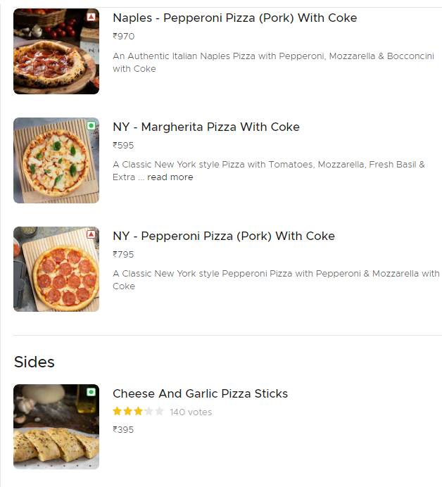 ENSO - Sourdough Pizza by Nomad - Noida menu