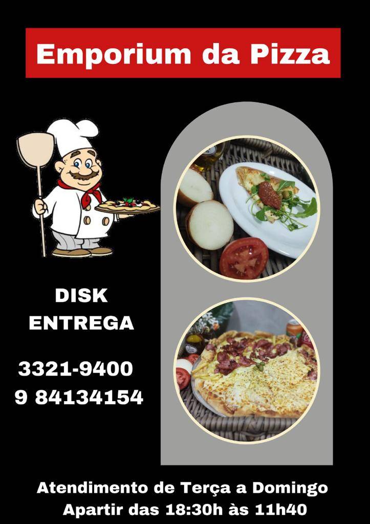 Emporium da Pizza cardápio
